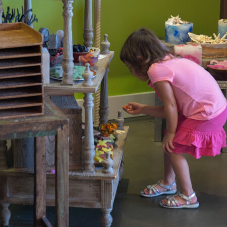 Children loving a unique birthday party at Glow Lounge candle bar Willow Glen.