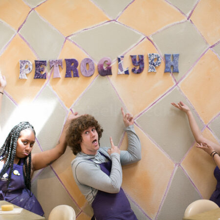 People enjoying a group date night ideas in Santa Cruz.